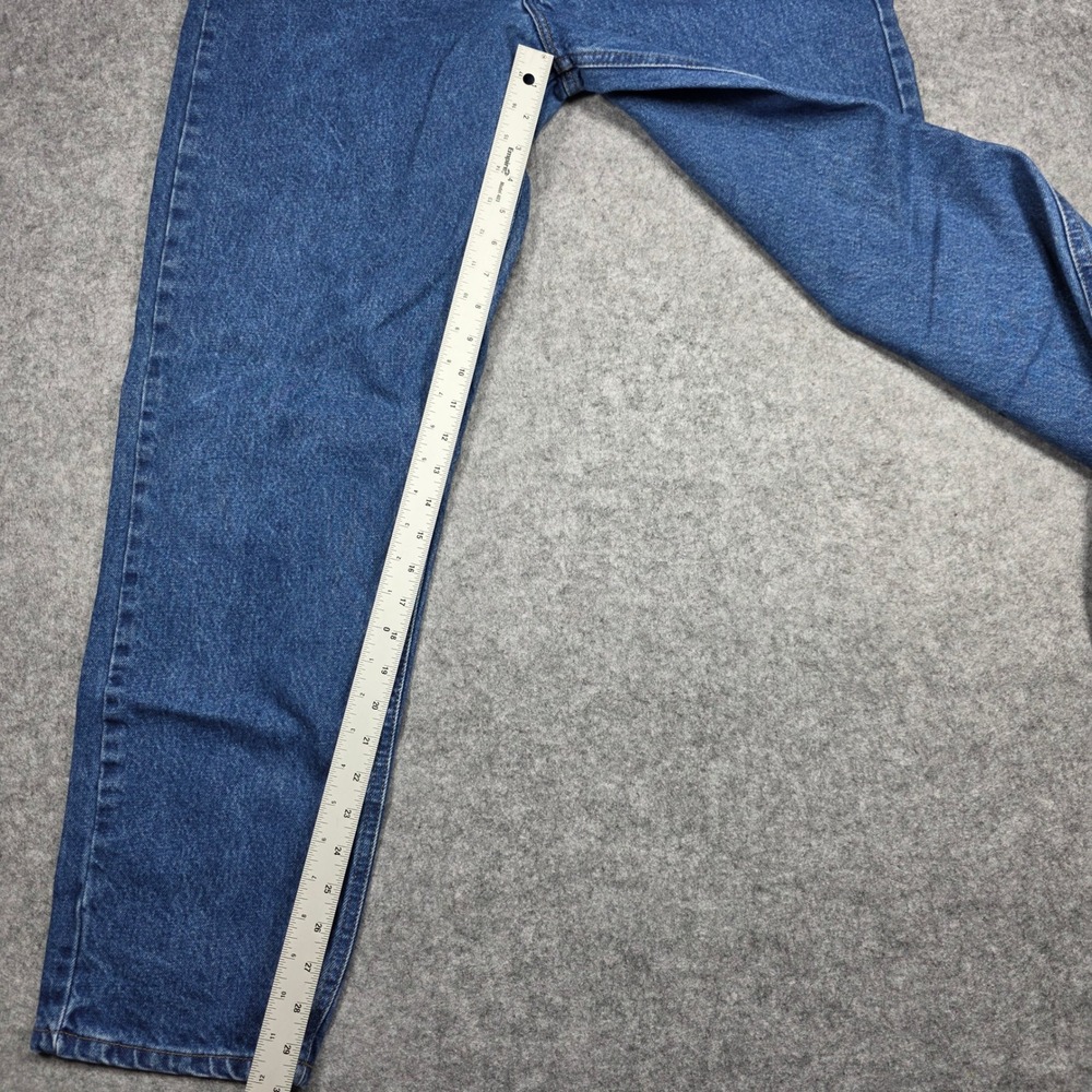 Carhartt Jeans Mens 36x32 Blue Relaxed Fit B17 DST Dark Wash - Picture 2 of 10